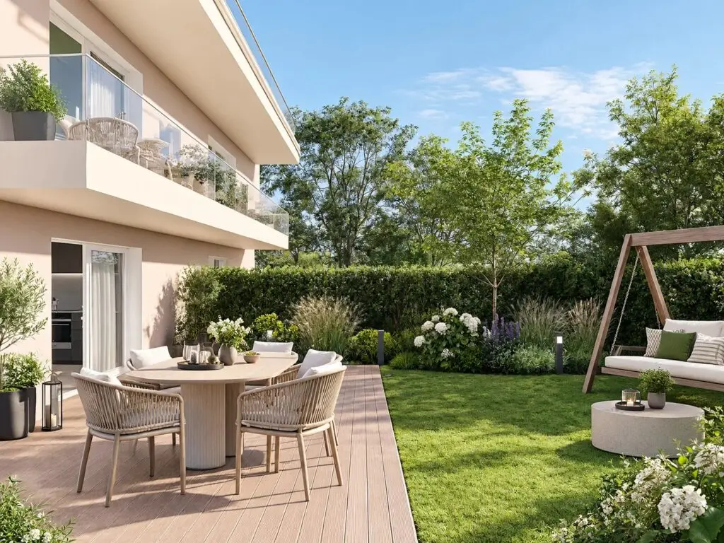 Appartement neuf 3.5 pièces à Gingins – Minergie, jardin, terrasse – Livraison 2028