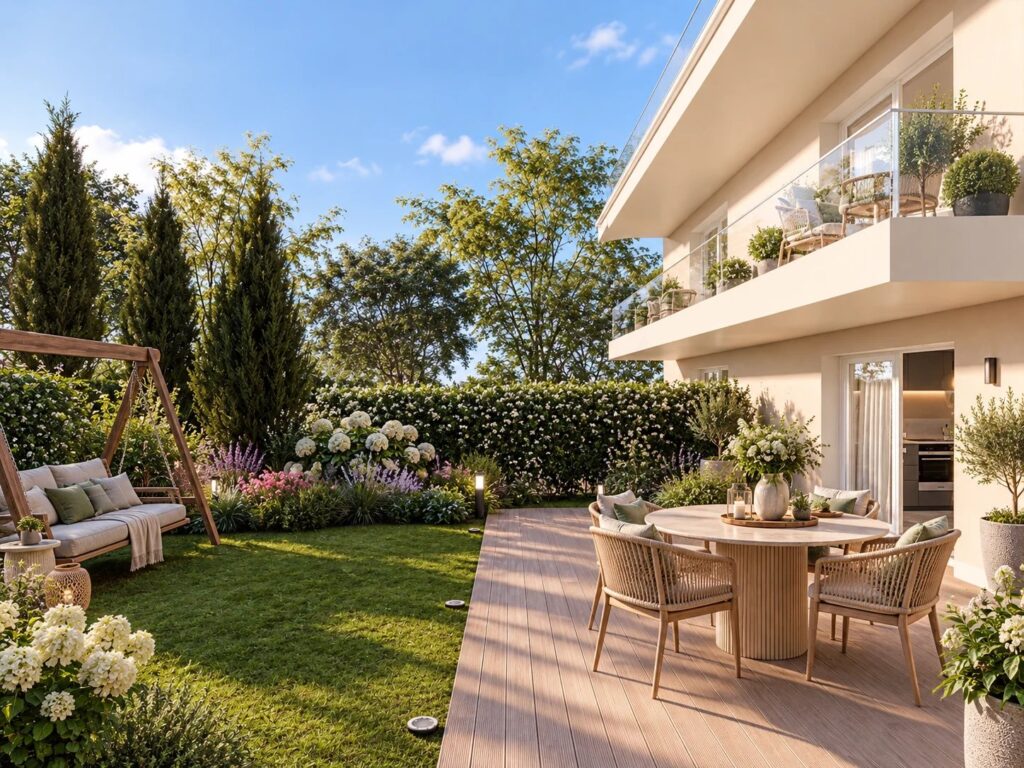 3.5 pièces – rez-de-jardin sur plan à Gingins – Minergie – Livraison 2028
