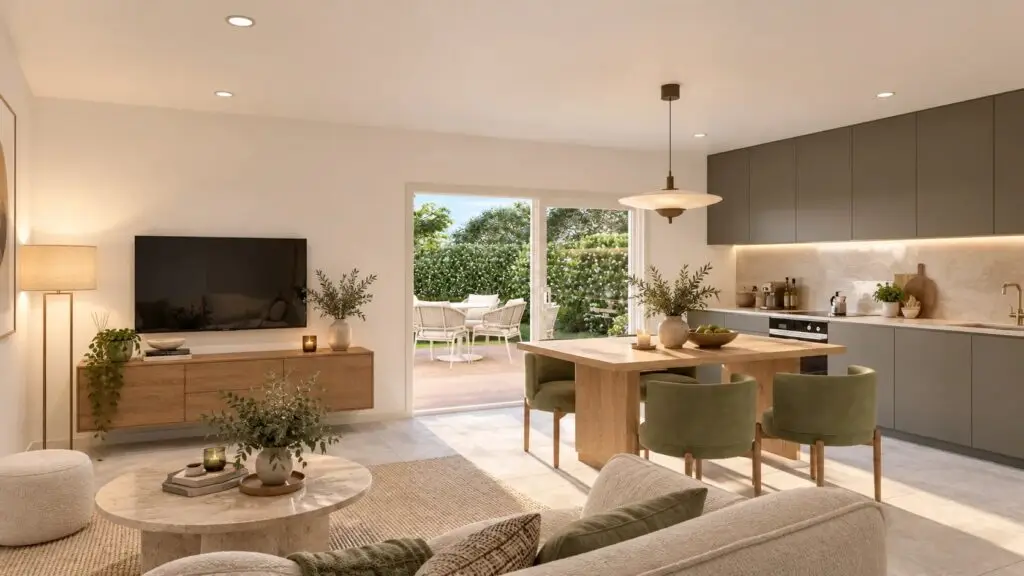 3,5 pièces – rez-de-jardin sur plan à Gingins – Minergie – Livraison 2028